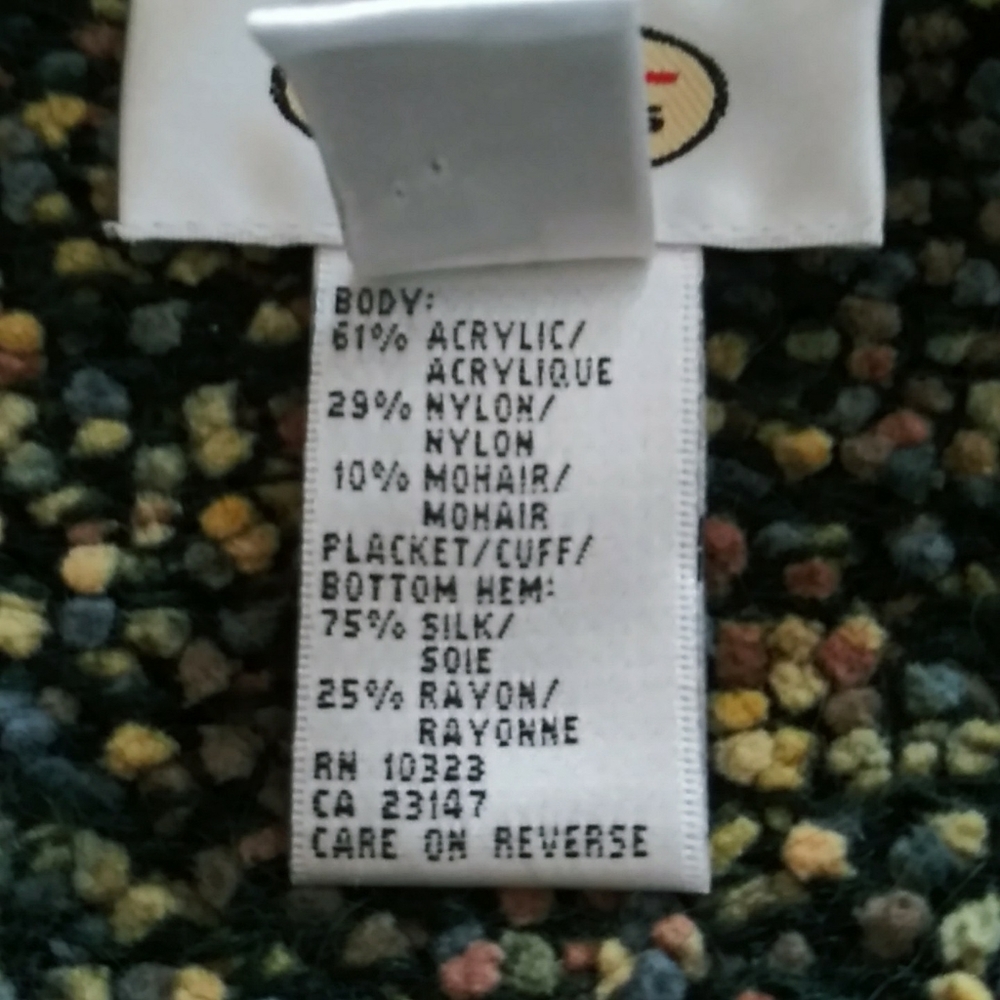 Talbots Button Cardigan Multi-Color Sweater Size … - image 6